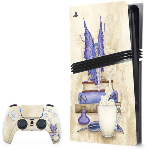 Bookworm Fairy by Amy Brown PS5 Pro Bundle Skin