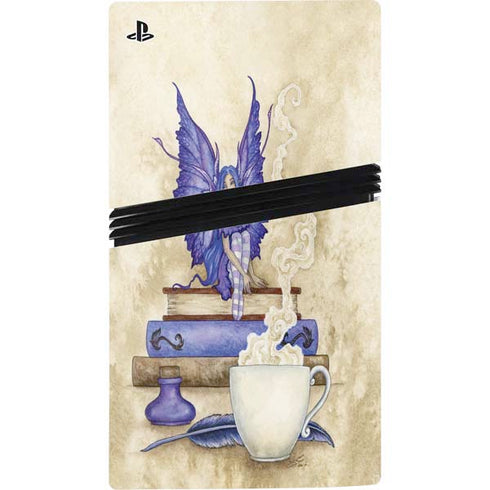 Bookworm Fairy by Amy Brown PS5 Pro Console Skin