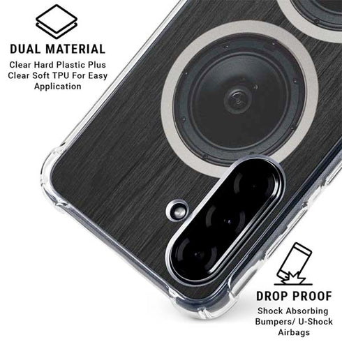 Boom Box Speakers Galaxy A36 5G Clear Case
