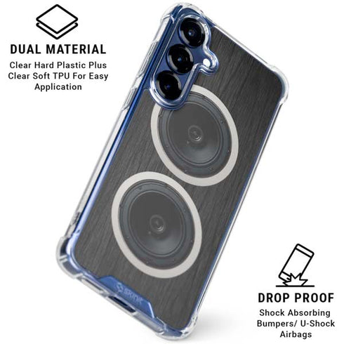 Boom Box Speakers Galaxy S25 Plus Clear Case