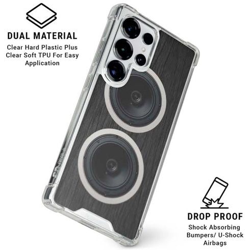Boom Box Speakers Galaxy S25 Ultra Clear Case