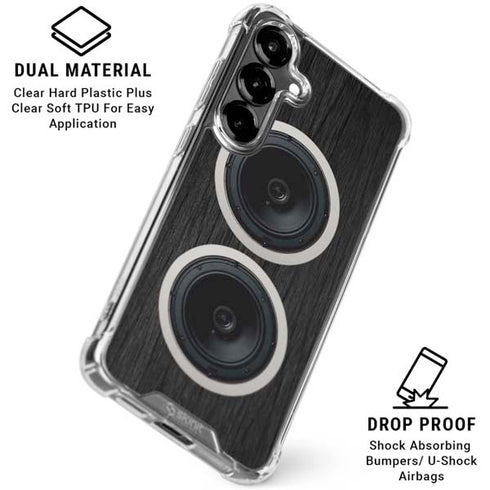 Boom Box Speakers Galaxy S26 Clear Case