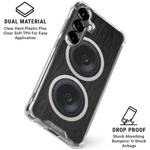 Boom Box Speakers Galaxy S26 Plus Clear Case
