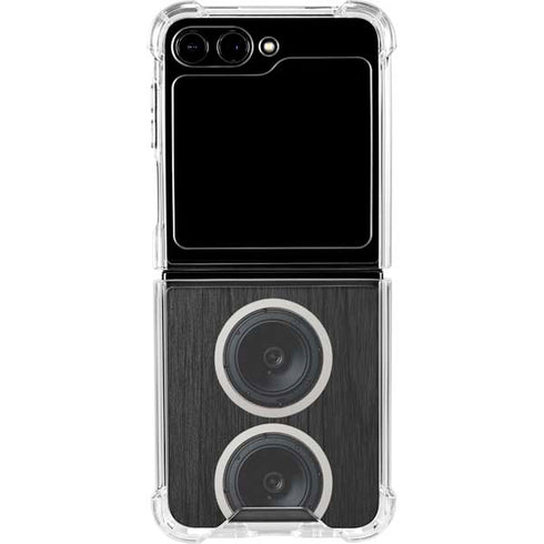 Boom Box Speakers Galaxy Z Flip6 Clear Case