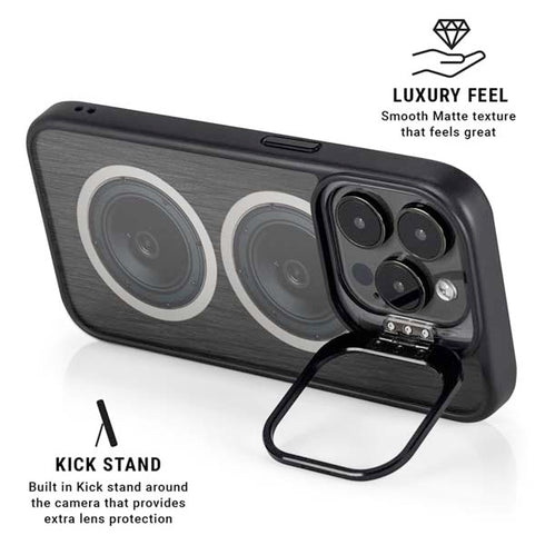 Boom Box Speakers iPhone 13 Pro Max Kickstand Case