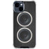 Boom Box Speakers iPhone 15 Clear Case