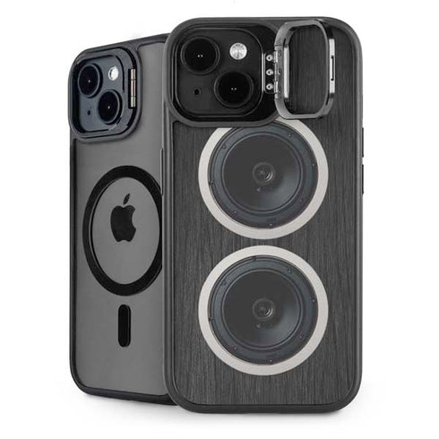 Boom Box Speakers iPhone 15 Kickstand Case