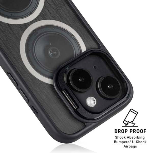 Boom Box Speakers iPhone 15 Plus Kickstand Case