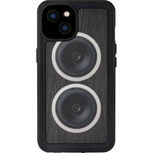 Boom Box Speakers iPhone 15 Plus Waterproof Case