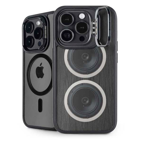 Boom Box Speakers iPhone 15 Pro Kickstand Case