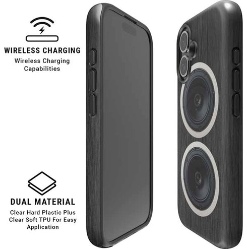 Boom Box Speakers iPhone 16 Magsafe Impact Case