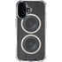 Boom Box Speakers iPhone 16 Plus Clear Case