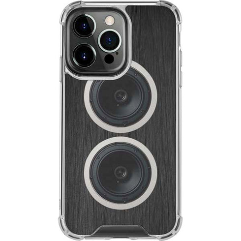 Boom Box Speakers iPhone 16 Pro Max Clear Case