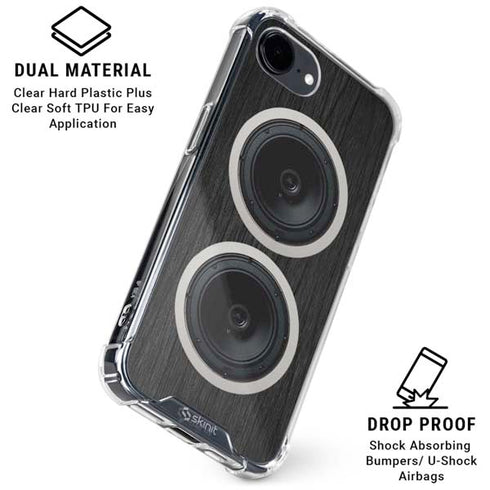 Boom Box Speakers iPhone 16e Clear Case