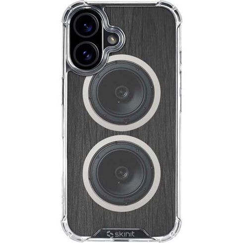 Boom Box Speakers iPhone 17 Clear Case
