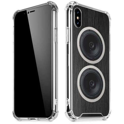 Boom Box Speakers iPhone X/XS Clear Case