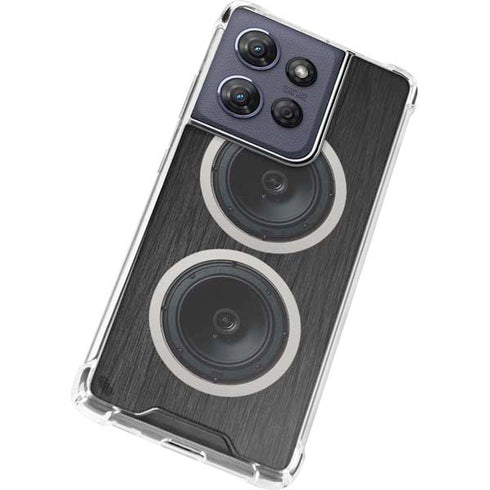 Boom Box Speakers Moto G 5G (2025) Clear Case