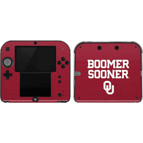 University of Oklahoma Boomer Sooner Nintendo Skins