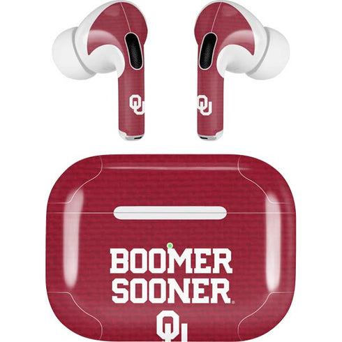 University of Oklahoma Boomer Sooner Apple AirPods Pro Skin