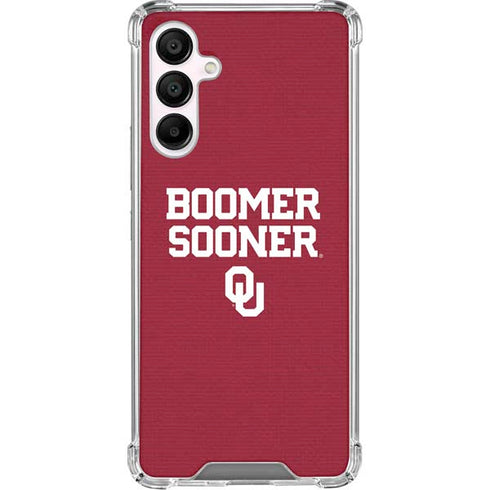 University of Oklahoma Boomer Sooner Galaxy A16 5G Clear Case