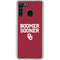 University of Oklahoma Boomer Sooner Galaxy A21 Clear Case