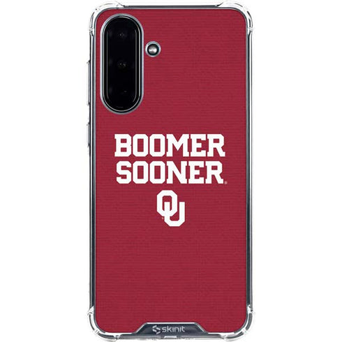 University of Oklahoma Boomer Sooner Galaxy A36 5G Clear Case
