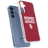 University of Oklahoma Boomer Sooner Galaxy A55 5G Clear Case
