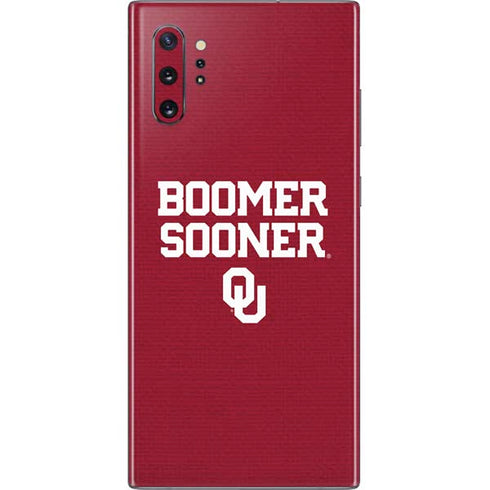 University of Oklahoma Boomer Sooner Galaxy Note 10 Plus Skin
