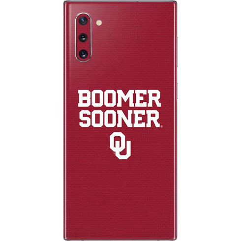 University of Oklahoma Boomer Sooner Galaxy Note 10 Skin