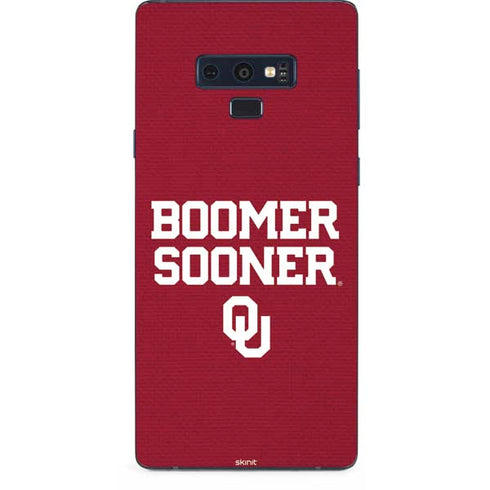 University of Oklahoma Boomer Sooner Galaxy Note 9 Skin