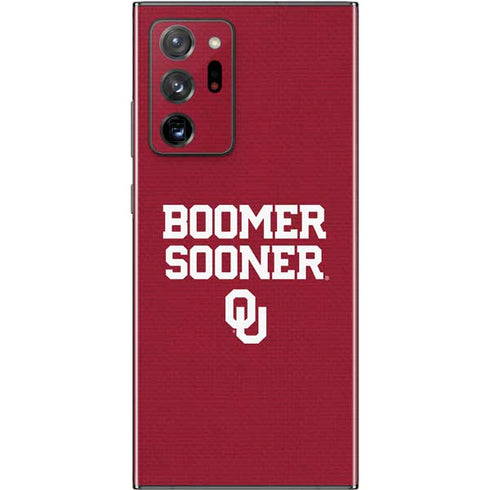 University of Oklahoma Boomer Sooner Galaxy Note20 Ultra 5G Skin