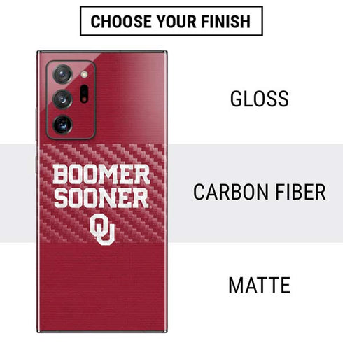University of Oklahoma Boomer Sooner Galaxy Note20 Ultra 5G Skin