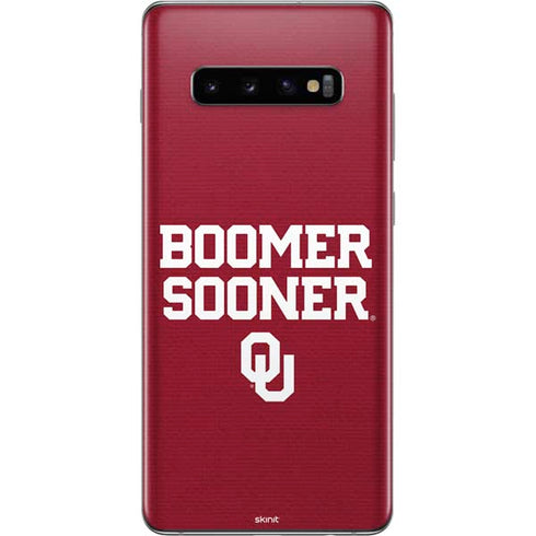 University of Oklahoma Boomer Sooner Galaxy S10 Plus Skin