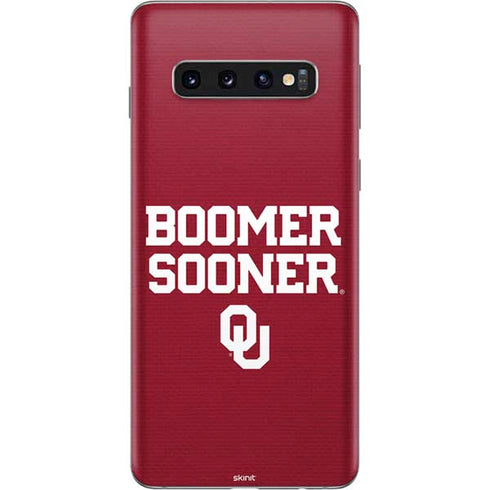 University of Oklahoma Boomer Sooner Galaxy S10 Skin