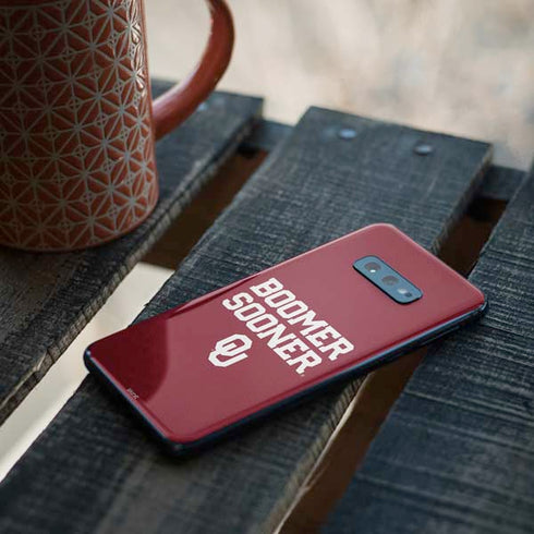 University of Oklahoma Boomer Sooner Galaxy S10e Skin