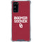 University of Oklahoma Boomer Sooner Galaxy S20 FE Clear Case