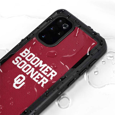 University of Oklahoma Boomer Sooner Galaxy S20 Plus Waterproof Case