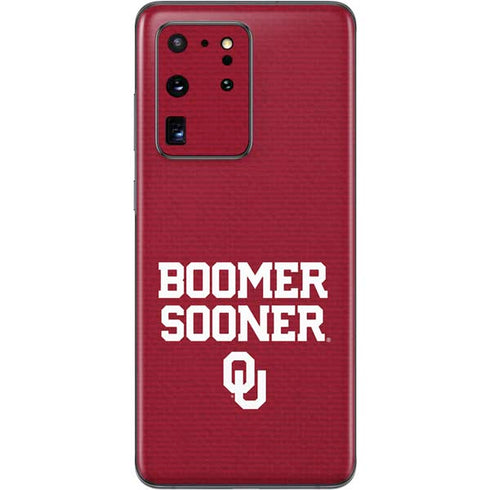 University of Oklahoma Boomer Sooner Galaxy S20 Ultra 5G Skin