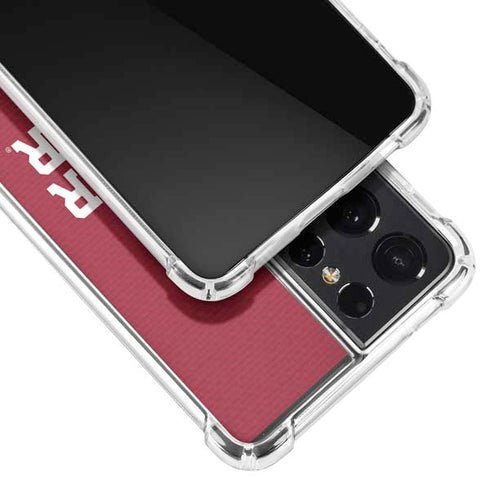 University of Oklahoma Boomer Sooner Galaxy S21 Ultra 5G Clear Case