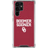 University of Oklahoma Boomer Sooner Galaxy S22 Ultra Clear Case