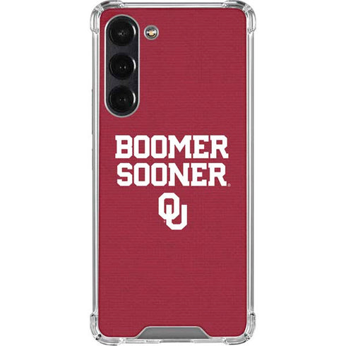 University of Oklahoma Boomer Sooner Galaxy S24 FE Clear Case