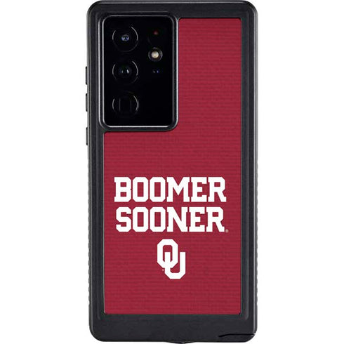 University of Oklahoma Boomer Sooner Galaxy S24 Ultra Waterproof Case