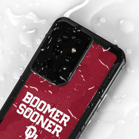 University of Oklahoma Boomer Sooner Galaxy S24 Ultra Waterproof Case