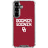 University of Oklahoma Boomer Sooner Galaxy S26 Plus Clear Case