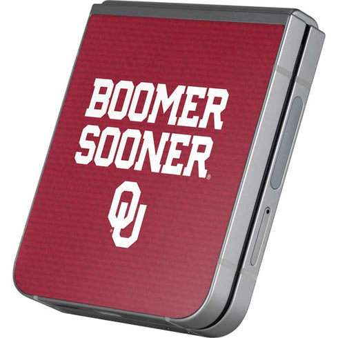 University of Oklahoma Boomer Sooner Galaxy Z Flip6 Skin