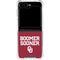 University of Oklahoma Boomer Sooner Galaxy Z Flip6 Clear Case