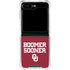 University of Oklahoma Boomer Sooner Galaxy Z Flip6 Clear Case