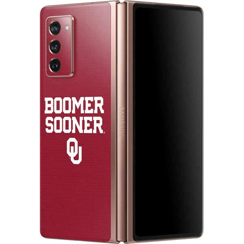University of Oklahoma Boomer Sooner Galaxy Z Fold2 5G Skin