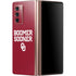 University of Oklahoma Boomer Sooner Galaxy Z Fold2 5G Skin
