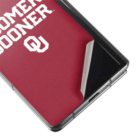 University of Oklahoma Boomer Sooner Galaxy Z Fold2 5G Skin